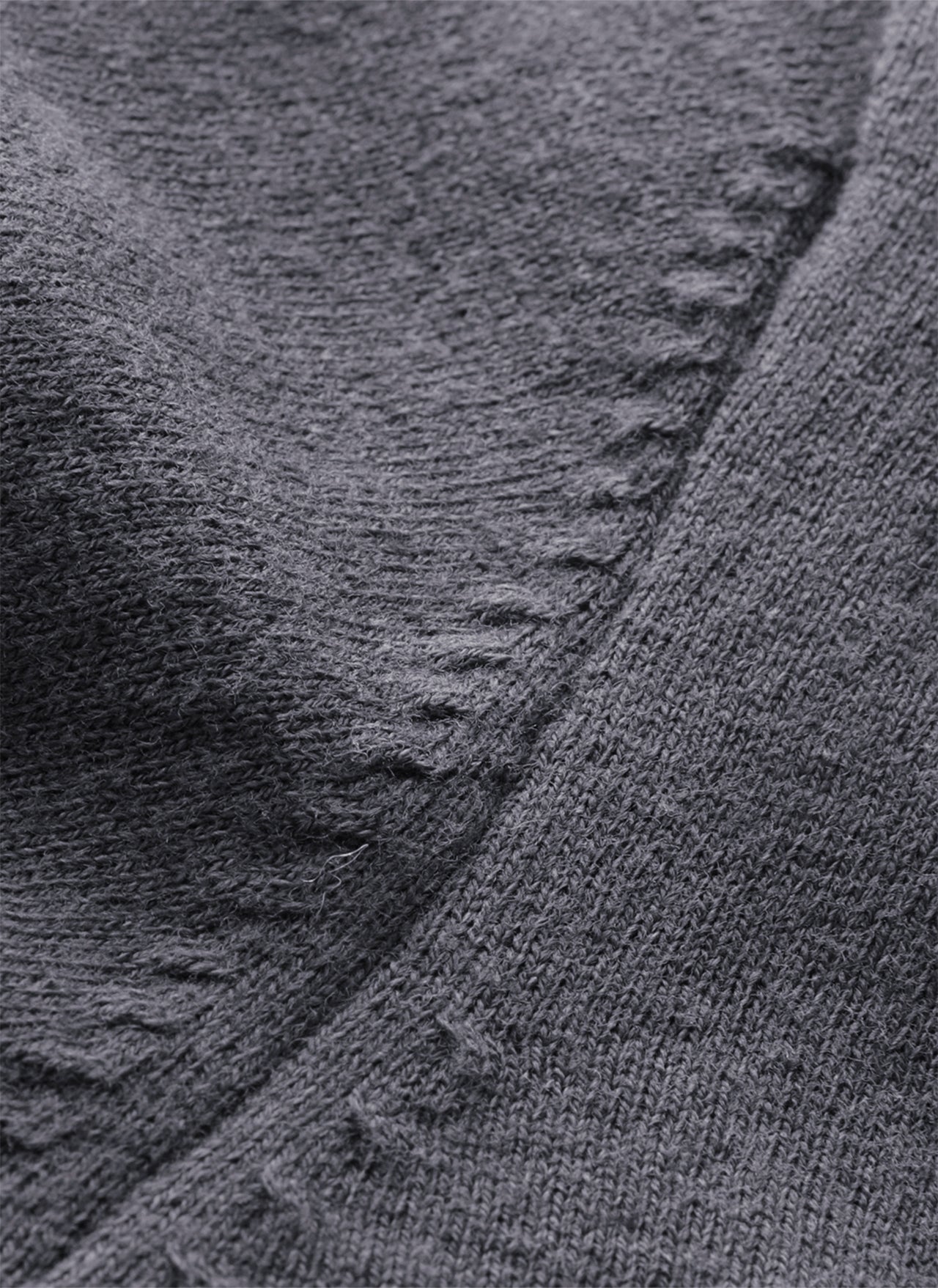 8.0 KNIT HOODIE CENTER (CHARCOAL)