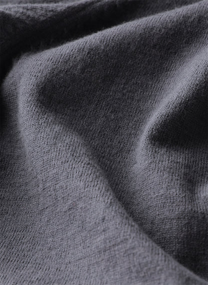 8.0 KNIT HOODIE CENTER (CHARCOAL)