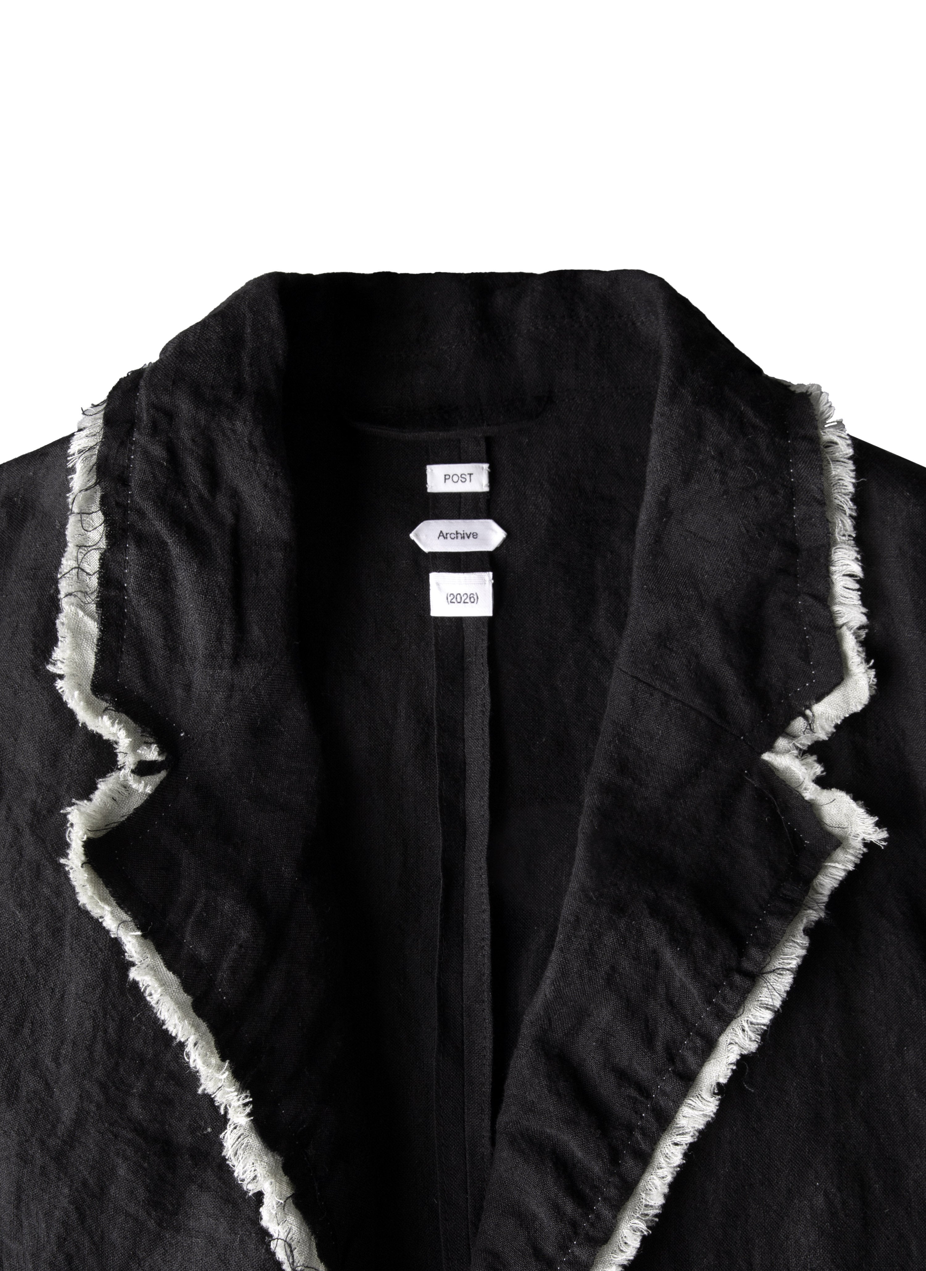 Drifter Single Jacket (2026) - Black Linen