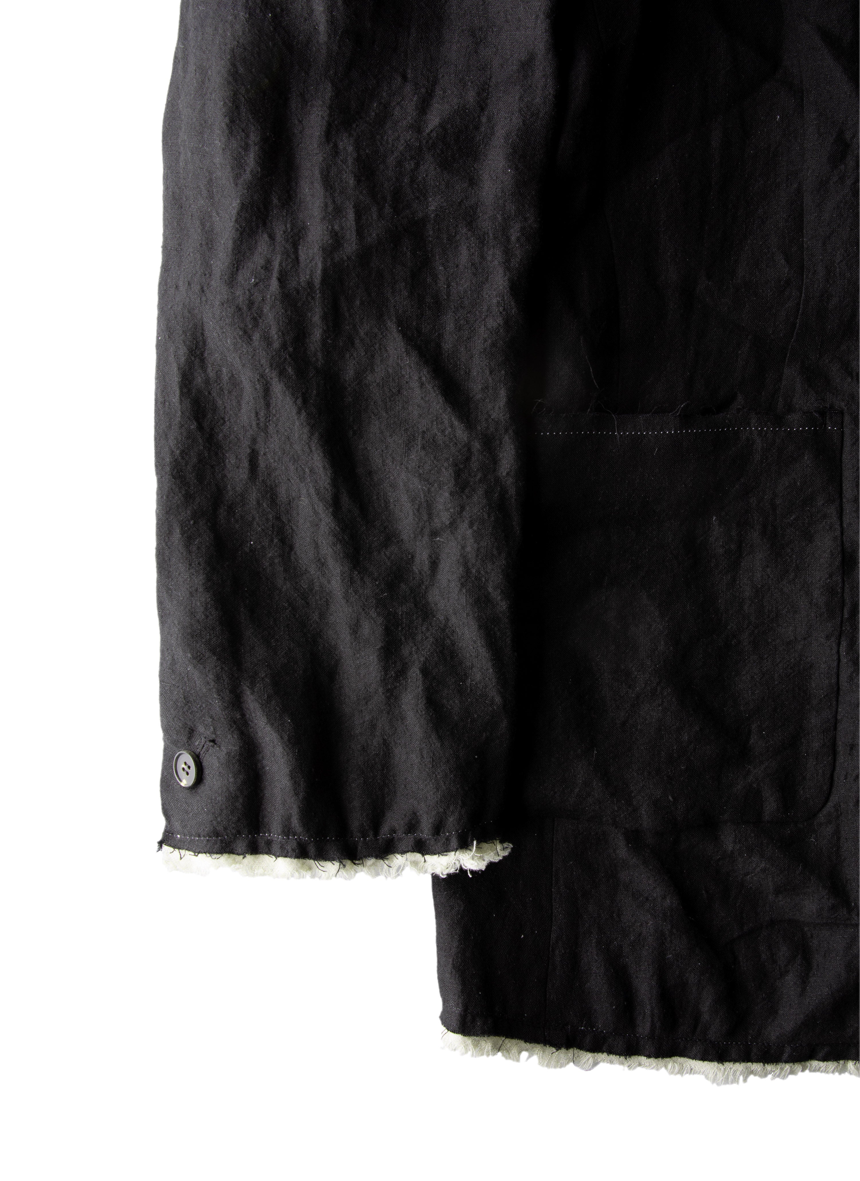 Drifter Single Jacket (2026) - Black Linen