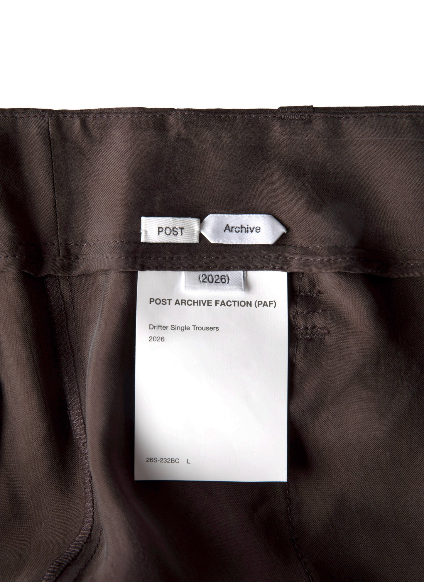 드리프터 싱글 트라우저