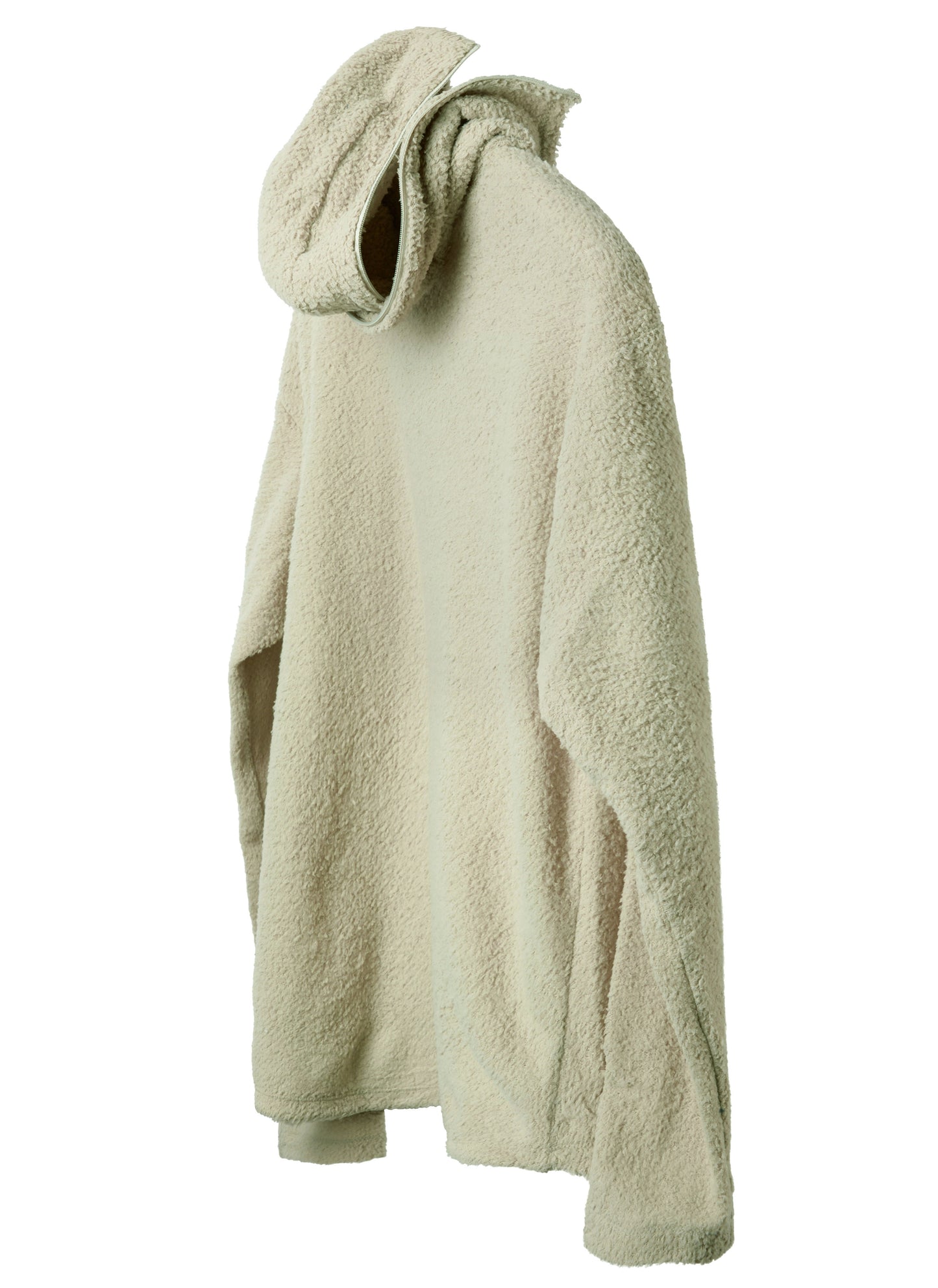 Curved Fleece Hoodie