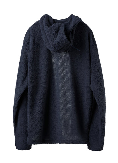 Curved Fleece Hoodie