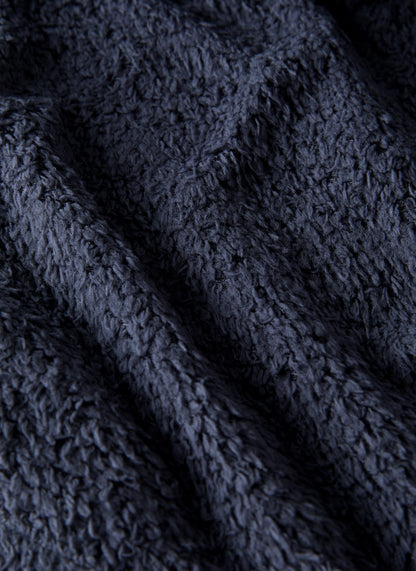 Curved Fleece Hoodie