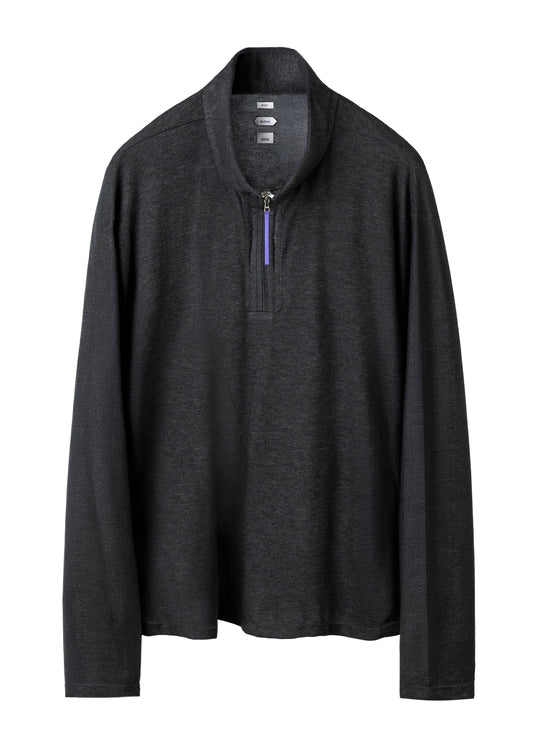 Cut Out Half Zip Fleece