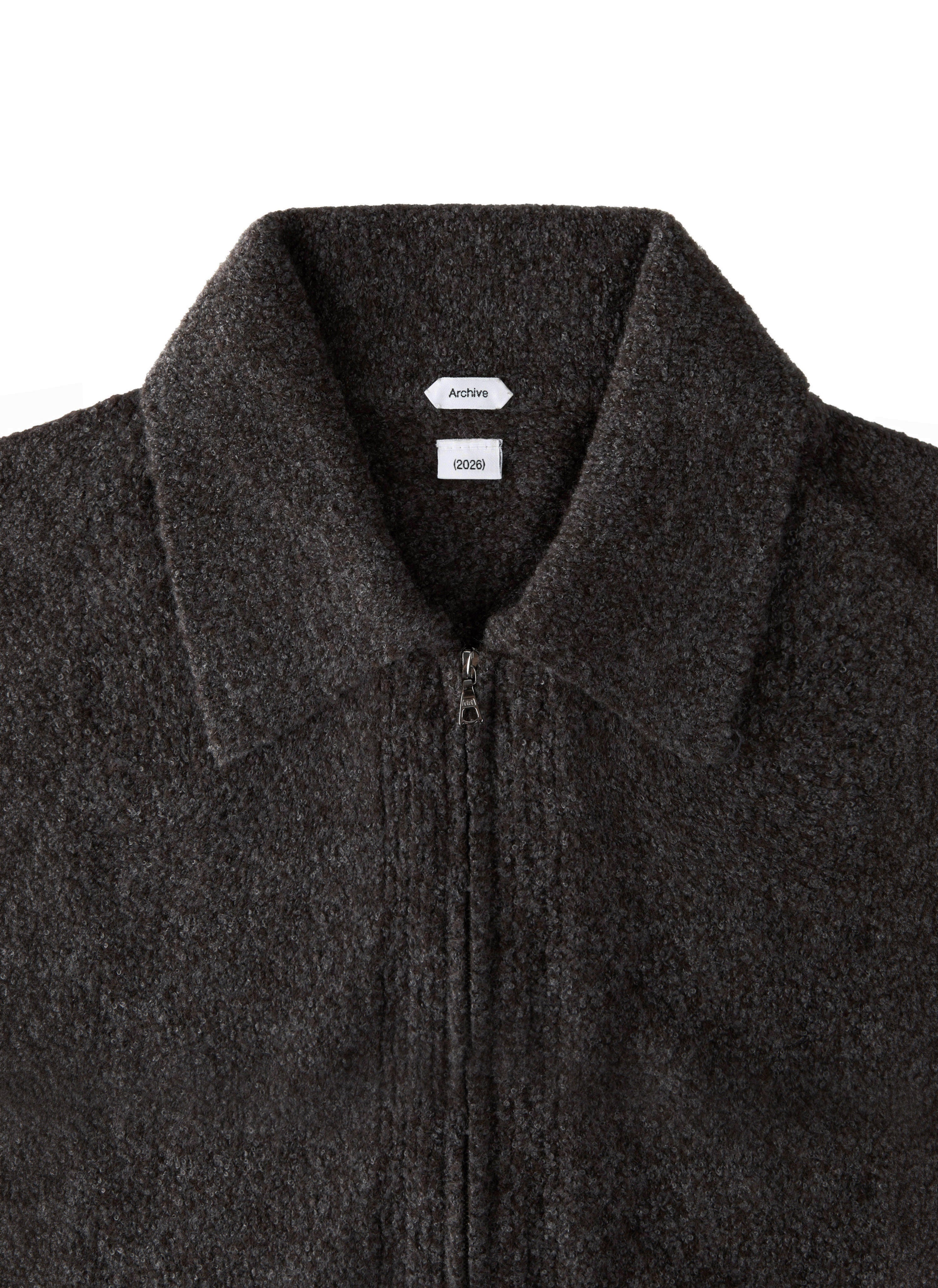 Knit Zip Shirt (Archive) - Taupe