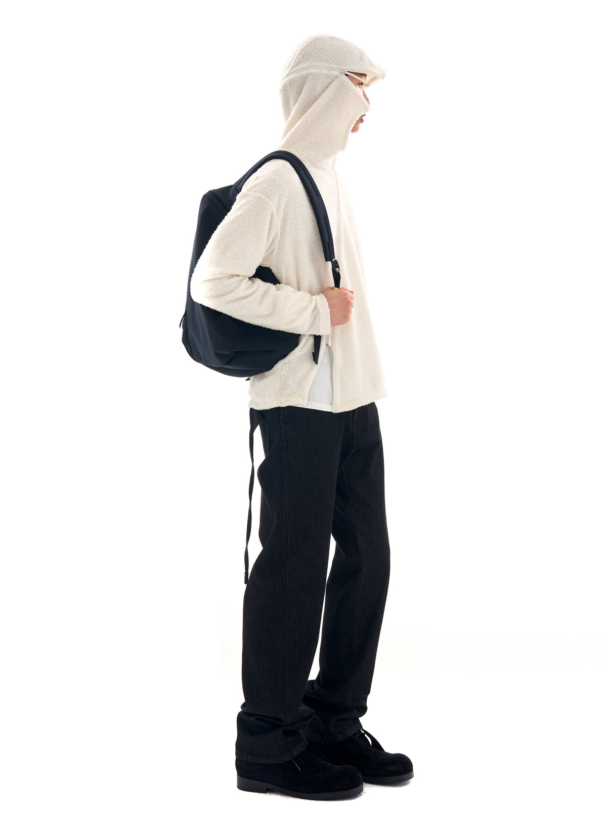 Curved Fleece Hoodie