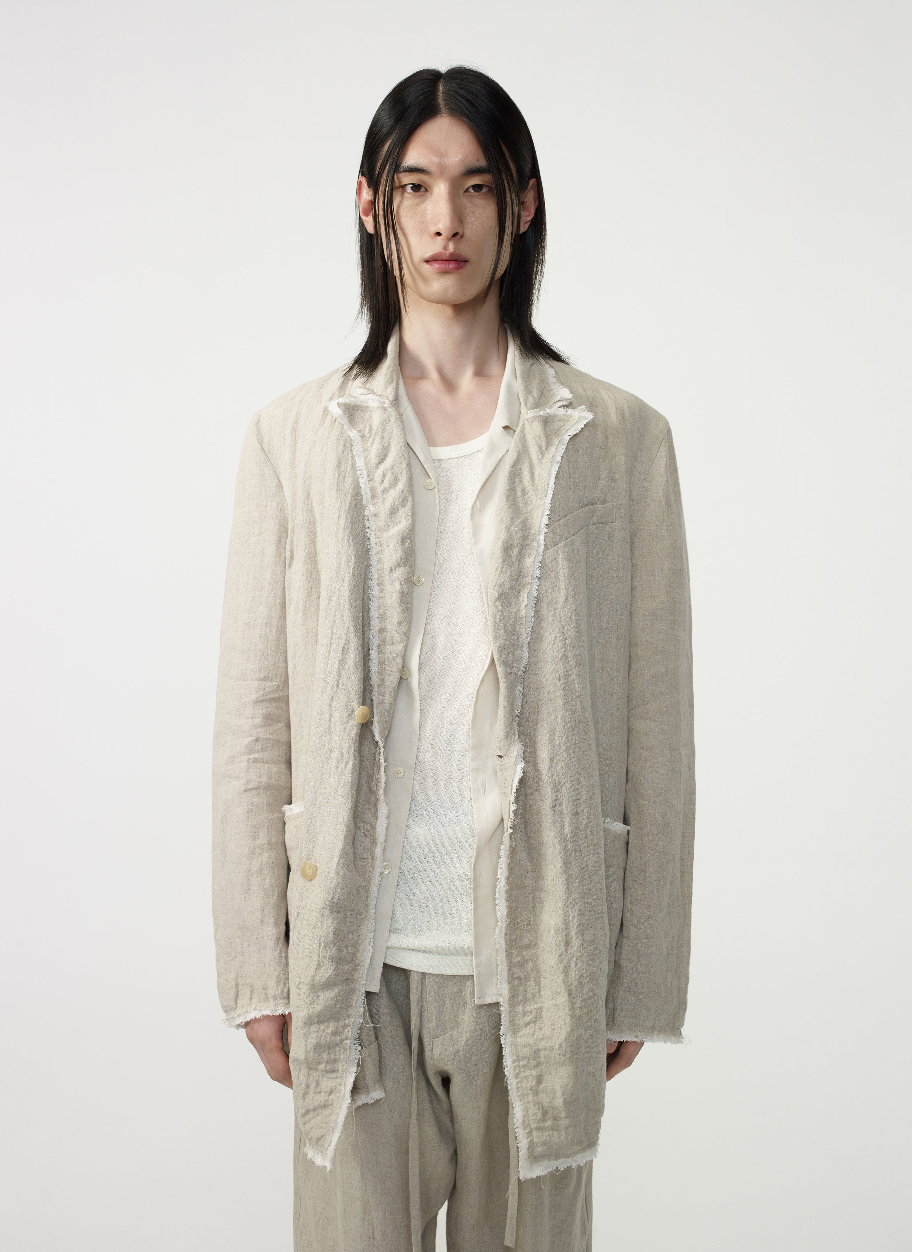 Drifter Double Jacket (2026) - Sand Linen