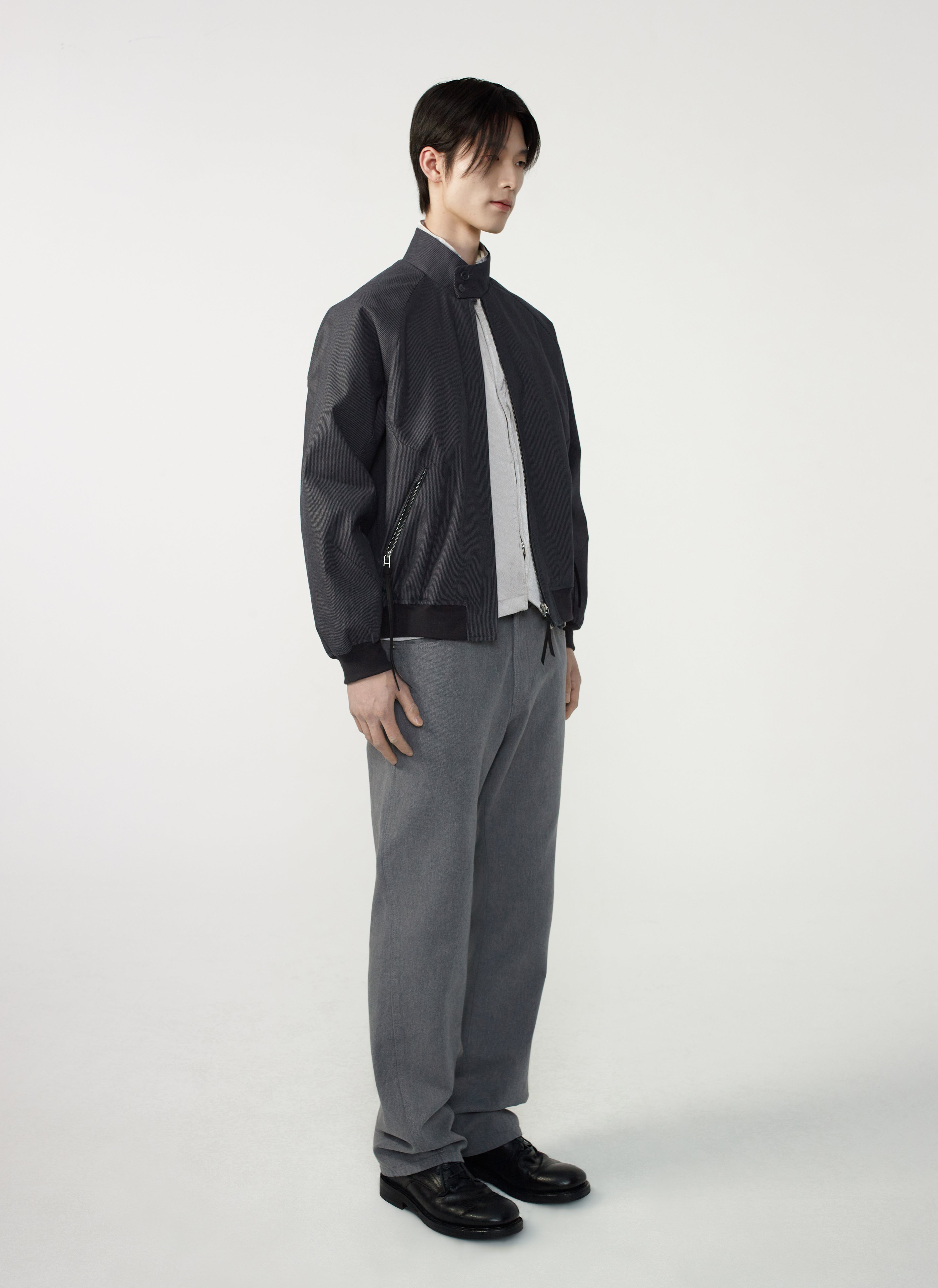 ジャケット・アウター detachable volume neck bomber jacket Opening Bomber (2026) - Charcoal