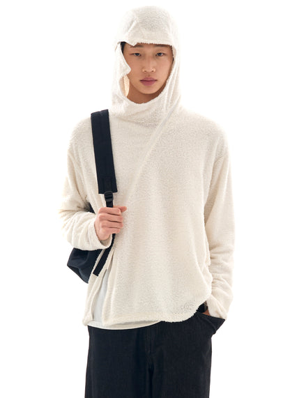 Curved Fleece Hoodie