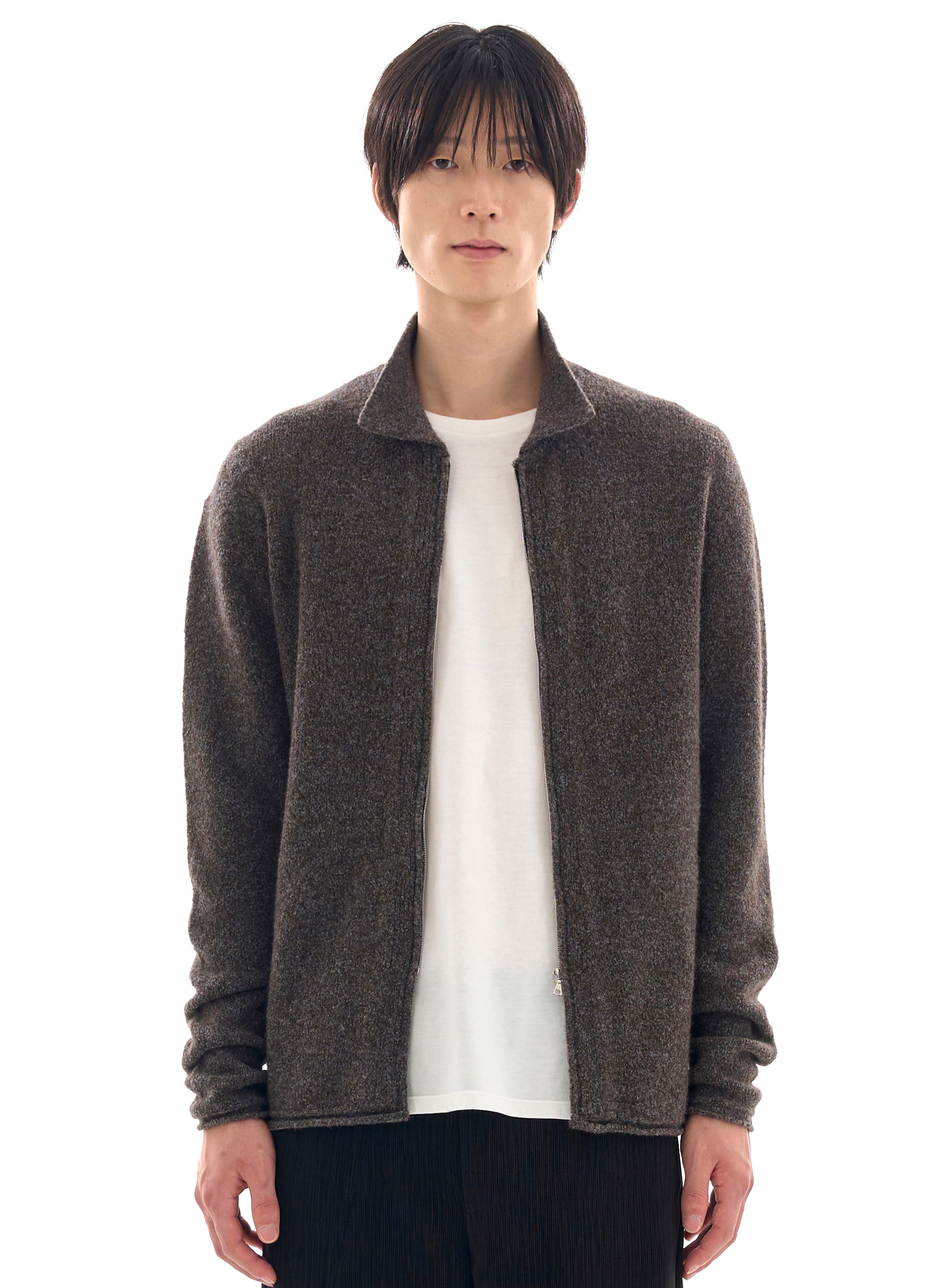 Knit Zip Shirt (Archive) - Taupe